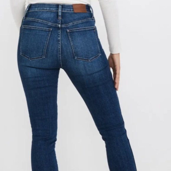 Madewell NWT Denim Jeans High Rise 10" Skinny Size 35 Petite 16W - Picture 4 of 10